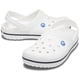 thumbnail image 5 of Crocs Crocband Zuecos Unisex Para Hombre Y Mujer, Color Blanco, 12 Us, 5 of 5