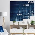 thumbnail image 5 of Design Art - Blue Chicago Skyline Night, 5 of 5