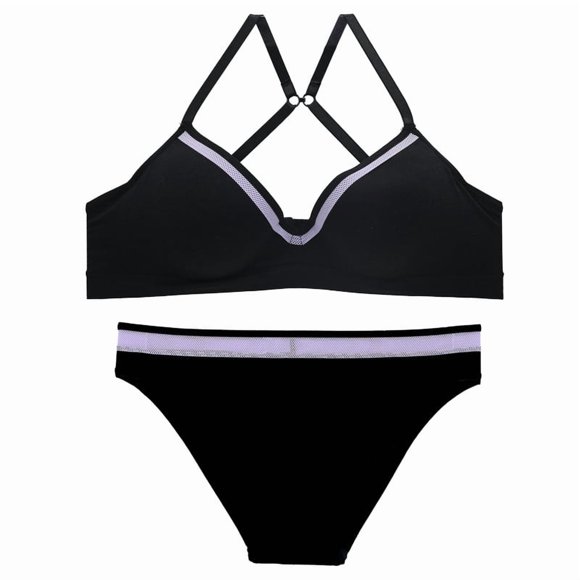 Coordinado Carnival para Mujer con Seamless Negro Talla 38B-EG 2 Piezas