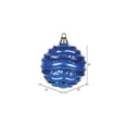 thumbnail image 2 of Vickerman M132002 Blue Candy Glitter Wave Ball Ornament - 6 in., 2 of 2
