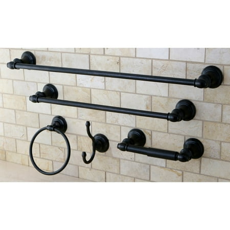 Kingston Brass Provence Oil Rubbed Bronze 5 Piece Bathroom Accessory