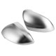 thumbnail image 2 of 2pcs Rearview Wing Mirror Cover Left and Right Matte Chrome with Small Rocker Fit for B8 2009-2017, 2 of 8