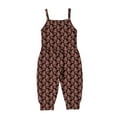 thumbnail image 2 of QISIWOLE Baby Girl Floral Overalls Romper Infant Toddler Sleeveless Strap Jumpsuit Shorts Playsuit Outfit Girls Summer Clothes clearance under $10, 2 of 9