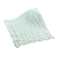 thumbnail image 5 of Almencla 2xPure Cotton Infant Face Hand Bath Saliva Towel Baby Bibs Handkerchief green, 5 of 8