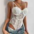 thumbnail image 2 of Body de encaje Ticfox Blanco M, 2 of 6