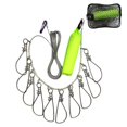 thumbnail image 4 of Fishing Lock Buckle Fish Lure Lock Belt Tackle Fishing Stringer With Float Green (10 buckles), 4 of 10