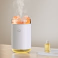 thumbnail image 1 of Humidificador de aire de piedra de sal Difusor de aceite esencial de aromaterapia USB (Blanco), 1 of 3