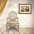 thumbnail image 3 of Obuchovsky, Yury 14x11 Gold Ornate Wood Framed with Double Matting Museum Art Print Titled - Island Idra-The Street to the Sea, 3 of 4