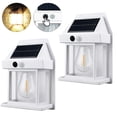 thumbnail image 1 of KEINXS 2pcs Solar Wall Lights Outdoor Tungsten Wireless Motion Sensor Light Wall Mounted Lamp Solar LED Light，White, 1 of 8