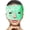 Green, variant on Uralili Ice Eye Mask for Woman Man, Heated Warm Cooling Reusable Gel Beads Ice Mask-Gray
