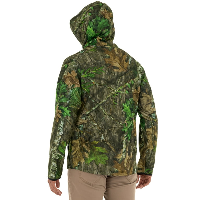 Mossy Oak Men s Turkey Hunting Camo Hoodie with Built in Neck