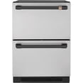 thumbnail image 7 of Cafe Cxqd2h2pn Undercounter Double Drawer Refrigerator Handle Kit - Stainless Steel, 7 of 7