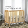 thumbnail image 5 of Dream On Me 3-in-1 Folding Portable Mini Crib, Natural, 5 of 7