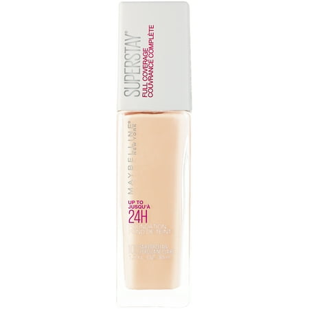 Maybelline Super Stay Full Coverage Foundation, Fair (Best Full Coverage Drugstore Foundation For Mature Skin)