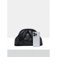 thumbnail image 3 of Women's Woven Cloud Clutch Bag, Black, 3 of 6