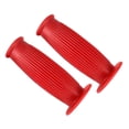 thumbnail image 4 of Pair Universal Motorcycle HandleBar Hand Grip Retro Handlebar Handlebar Accessory Hand Grips Red 22 24MM, 4 of 7