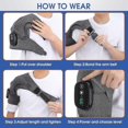 thumbnail image 2 of Heated Shoulder Wrap With Massage, Electric Shoulder Heating Pad, 2 of 5