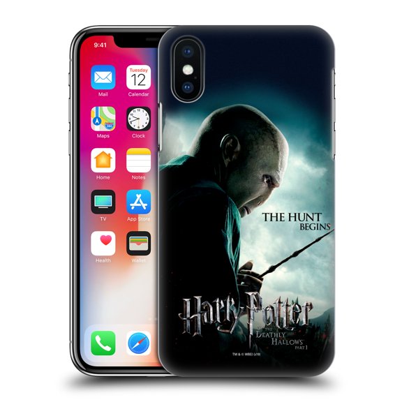 Head Case Designs Officially Licensed Harry Potter Deathly Hallows VII Voldemort Hard Back Case Compatible with Apple iPhone X / iPhone XS