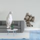 thumbnail image 2 of Escultura de pingüino,Escultura de pingüino para decoración nórdica del hogar,Figuras de búho,Figuras de búho,animales artificiales,artesanías,decoración del hogar,Figura en miniatura, 2 of 8