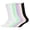 Green, variant on 5 Pairs Kids Ruffle Crew Socks Scalloped Mid-Calf Solid Color Stockings for Boys Girls School Daily Wear 6-14 Years