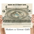 thumbnail image 4 of Flat Earth Map of the Square and Stationary Earth - 11x14 1893 Map by Orlando Ferguson This Map Is the Bible Map of the World, 4 of 6