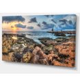 thumbnail image 2 of Rocky Blue Seashore Sunset, 2 of 3