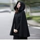 thumbnail image 2 of Gabardina para mujer, cárdigan con frente abierto, chaqueta, chal, capa, capa, manto Plus Fridja  hkj2814, 2 of 7