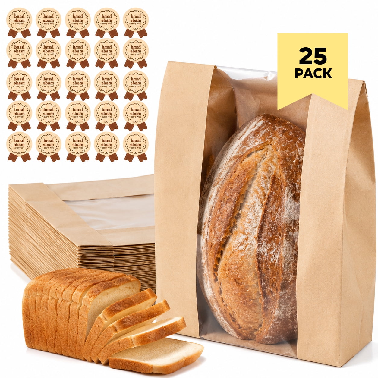 2 pack) Hefty Slider Freezer Kitchen Storage Bags, Half gallon