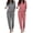 Grey_Rose Red, variant on Ekouaer 2 Pack Womens Pajama Set Soft Pjs Long Sleeve Top With Jogger Pants Lounge Sets Sleepwear Loungewear with Pockets
