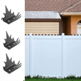 thumbnail image 3 of Intruder Deterrent Fence Wall Spikes 12 Fence Spikes, Anti Climb Hardware, Bird Repellent, 3 of 8