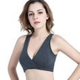 thumbnail image 4 of Xmarks Women's Extra Soft Organic Cotton Wireless Nursing & Maternity Sleep Bra 32/70BCD-40/90ABC, 4 of 5