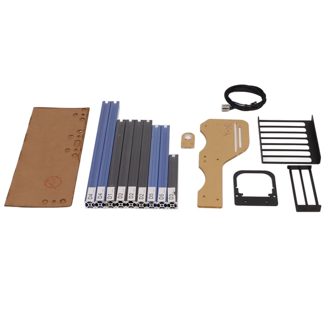 DIY Computer Motherboard Case Rack, Open Frame Chassis Aluminum PC Bracket Compatible with ATX M ATX ITX 7 PCI Slots Stackable Support 3.5in 2.5in HDD for PC JMK5 Motherboards