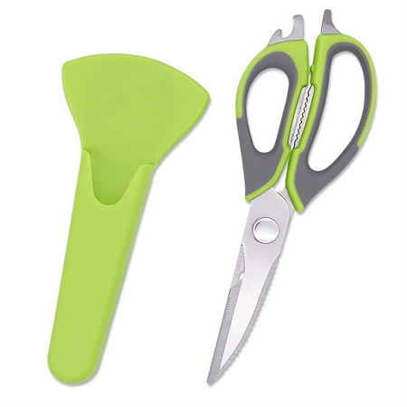 

Casewin Kitchen Scissors Heavy Duty with Magnetic Sheath Scissors for Fridge Multipurpose Stainless Steel Kitchen Shears Food Utility Scissors for Poultry Meat Chicken Herbs Fish Vegetables