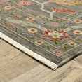 thumbnail image 2 of Oriental Weavers Lucca Wool Blend Area Rug - 5506K - 3'3" x 5' - in Gray/ Multi - Vintage Inspired, Wool Blend, Entrway, Bedroom Rug, 2 of 3