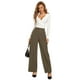 thumbnail image 2 of Pantalones anchos FUNYYZO pantalones de negocios de cintura alta para mujer, 2 of 6