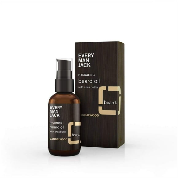 Every Man Jack Beard Oil, Sandalwood, 1.0-ounce