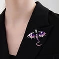 thumbnail image 3 of Flying Animal Enamel Lapel Pin Exquisite Rhinestone Jewelry Accessory for Men and Women, 3 of 3