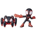 thumbnail image 2 of Marvel Spidey and His Amazing Friends 2-Pack, 2-Inch Mini Miles Morales Action Figure, 2 of 5