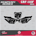 thumbnail image 3 of Kalair GFX Graphics Kit for Honda CRF110F (2019-2024) Semperfi Series, 3 of 5