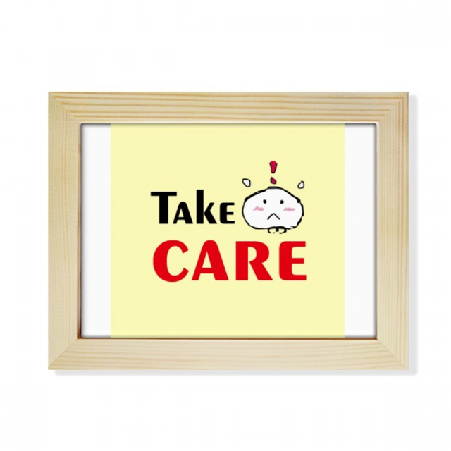 Careful Interest Attend Warning Desktop Photo Frame Picture Art Decoration Painting 6x8 inch