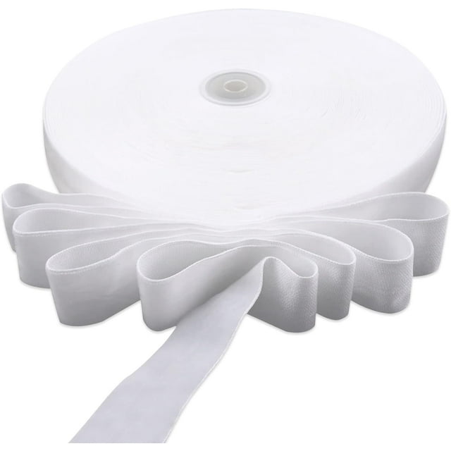 BokingOne Vintage White Velvet Ribbon, 1 Inch X 30Yds Single Face Velvet Ribbon for Gift Wrapping Home Wedding Party Decorations Arts Crafts