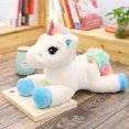 thumbnail image 6 of 40cm 60cm 80cm Rainbow Unicorn Plush Toys Kawaii Kids Toys Stuffed Cartoon Animal Baby Doll Children Christmas Birthday Gift, 6 of 6
