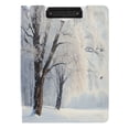 thumbnail image 2 of A4 Double Clip File Folder Binder Clipboards Waterproof Durable Foldable Folder Suitable for Office and Family Winter Tree View, 2 of 9