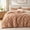 01 - Terracotta - Tufted Checkboard, variant on Queen Size Comforter Set Emerald Boho Tufted Bed Cover Checkered Farmhouse Distressed Vintage Bedding 3-Piece Plaid Geometric Comforter with 2 Pillow Shams