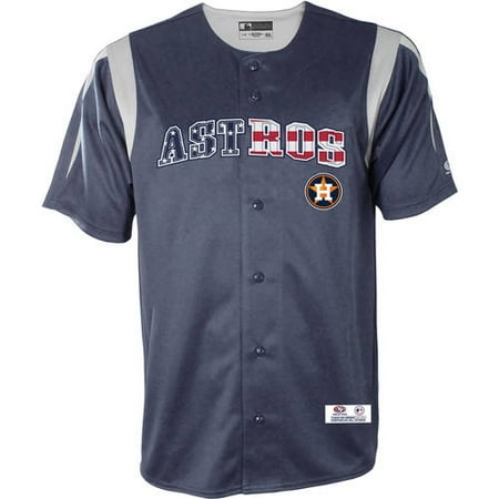 MLB Houston Astros Men's Americana Button Down Jersey