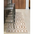 thumbnail image 6 of Unique Loom Chindi Jute Collection Area Rug (2' 2" x 6' 1" Runner White/Natural), 6 of 9