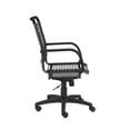 thumbnail image 5 of 43" All Black Round Bungee Cord High Back Office Chair, 5 of 6