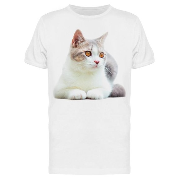 Cute Cat Turning Head Tee Men's -Image by Shutterstock Men's T-shirt