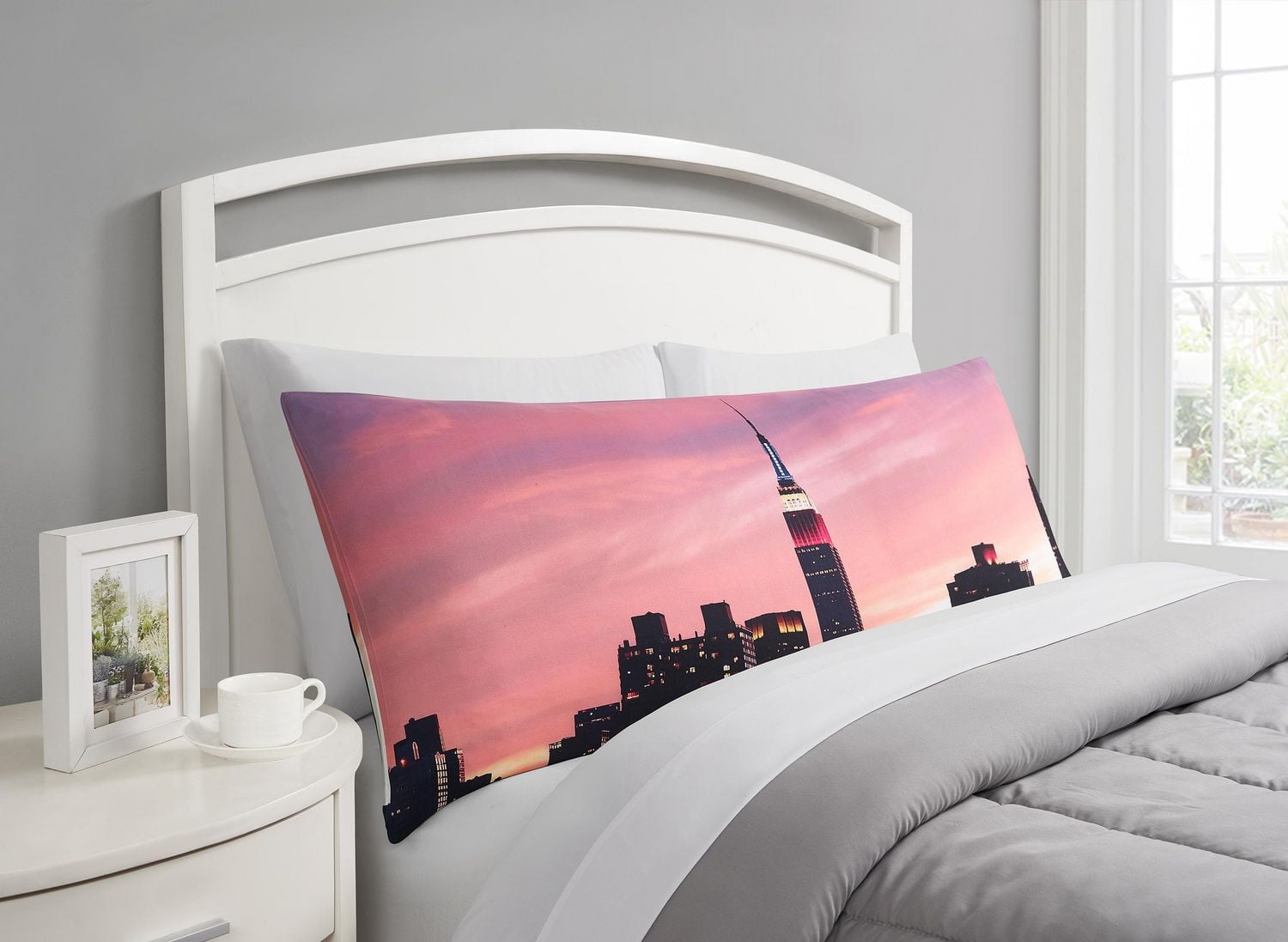 Taie d'oreiller de corps à imprimé Mainstays 100 % polyester