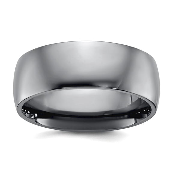 Tantalum Polished 8mm Band Size 12.5 Ring for Women and Men - 15.1 Grams